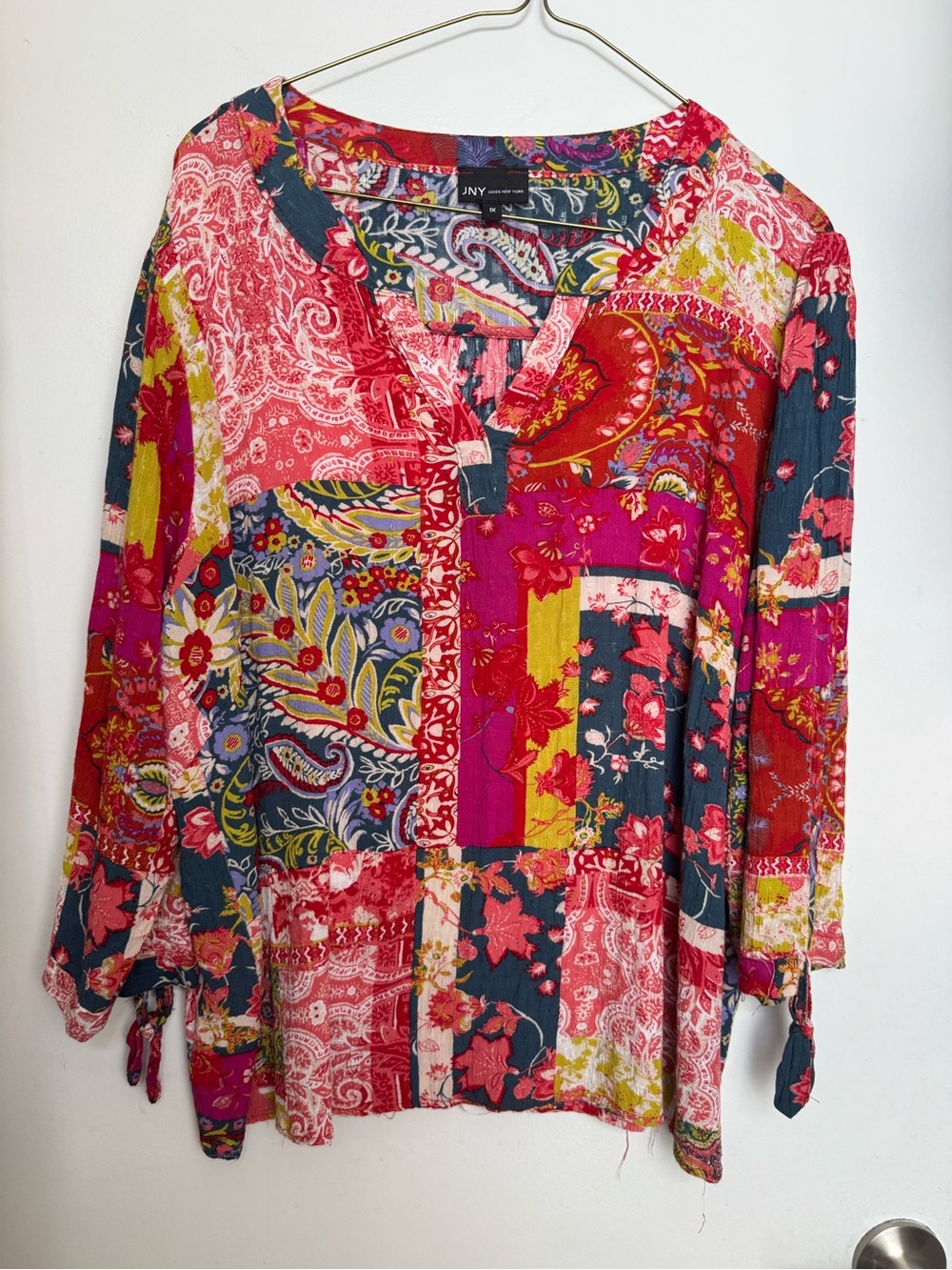 Jones New York / JYN gauze top, size 1X